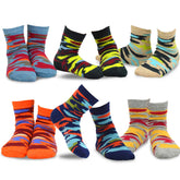 Teehee Boys Camo Socks 6-pk Crew, 3-5 years